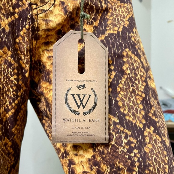 Snake Print Watch LA Jeans - Picture 2 of 5